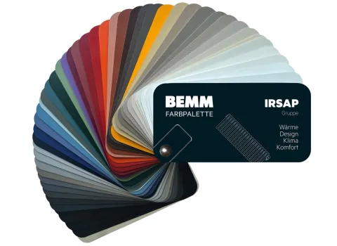 Neue Farbpalette des Unternehmens Bemm aus dem Jahr 2026.